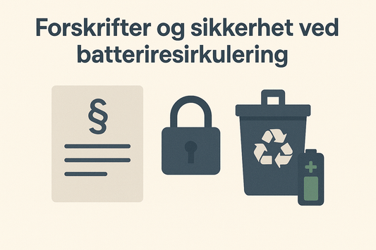 Dette betyr symbolene på batterier