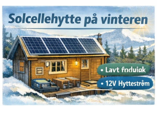 Safire på solcellehytte: strømforbruk som faktisk funker off-grid
