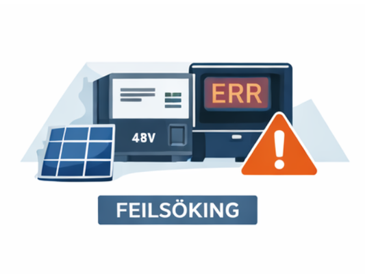 Feilsøking av 48V solcelleanlegg: 12 vanlige problemer og raske sjekker
