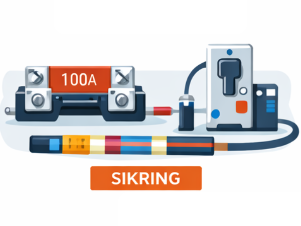 Sikkerhet og tilbehør i 48V solcelleanlegg: Sikringer, brytere, kabler og koblinger