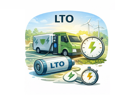 LTO-batterier (  litiumtitanat )– ekstrem levetid og svært rask lading